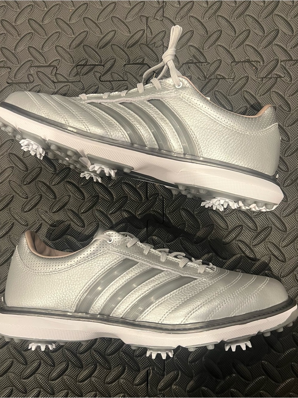 adidas MC70 Metalwood Golf ‘Silver Metallic’ JQ7260 Size 11 - Picture 2 of 9